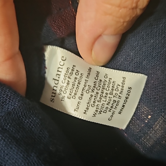 NWOT Sundance Zinnia Plaid Top Size Large. - Picture 9 of 9